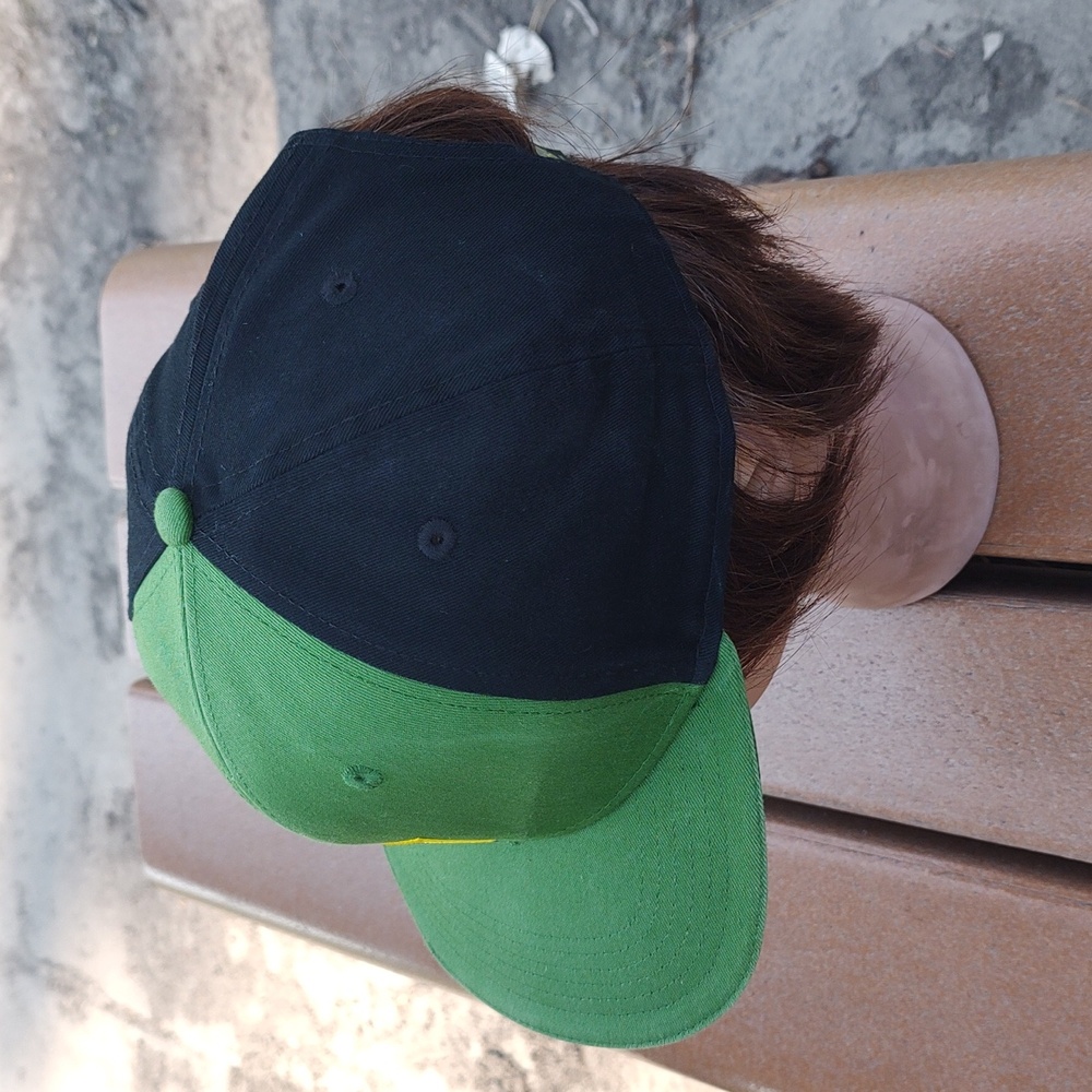 John Deere Stitched Patch Logo Snapback Hat Cap - image 6